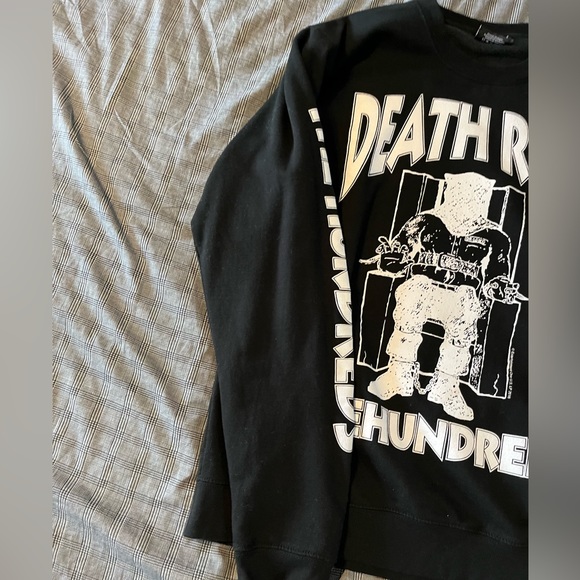The Hundreds X Deathrow Records Sweater - Large - like new - Picture 2 of 5